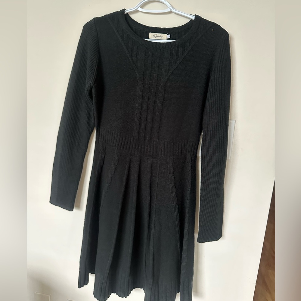 Maisolly black sweater dress